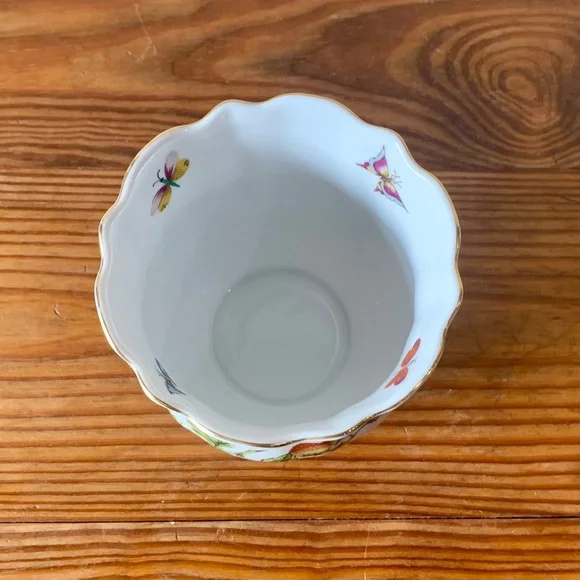 Lenwile Ardalt Butterfly Vase | Vintage Porcelain | Gold Trim Cottagecore - Picture 12 of 15